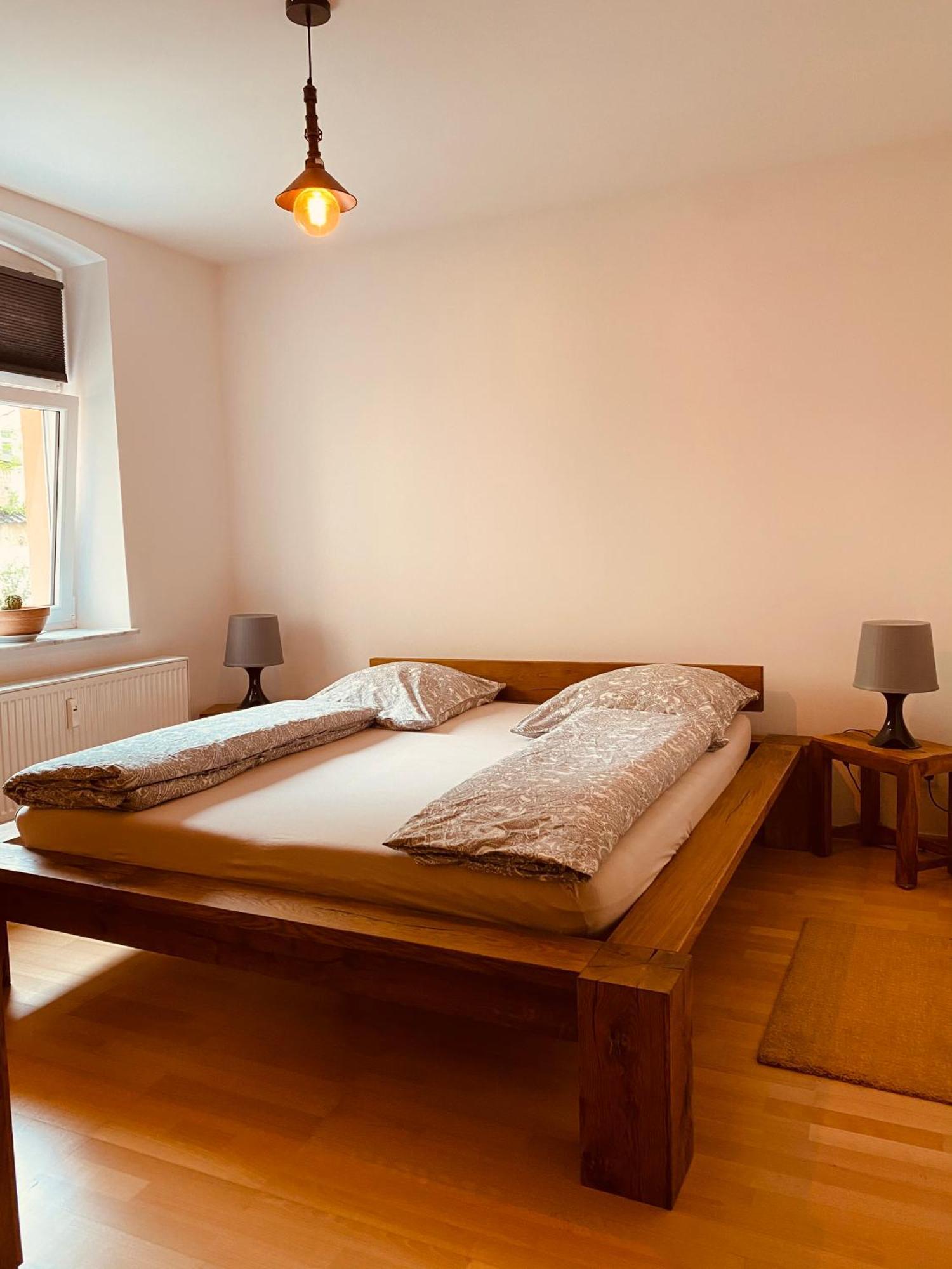 Moderne Wohnung In Eberswalde 객실 사진