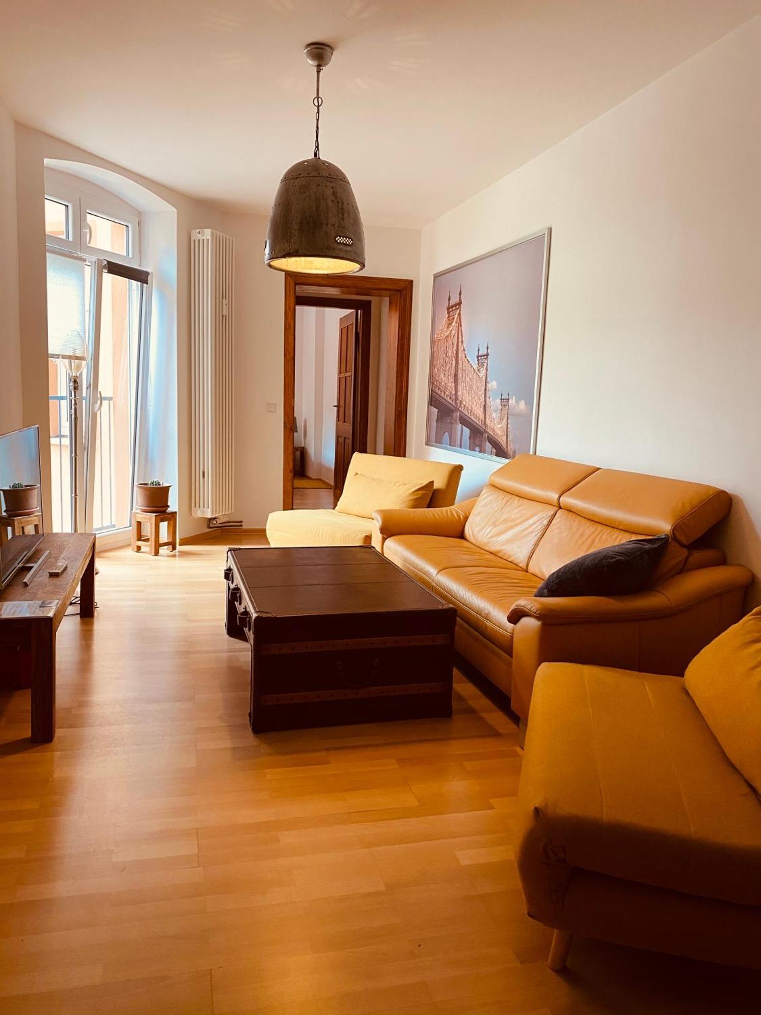 Moderne Wohnung In Eberswalde 객실 사진