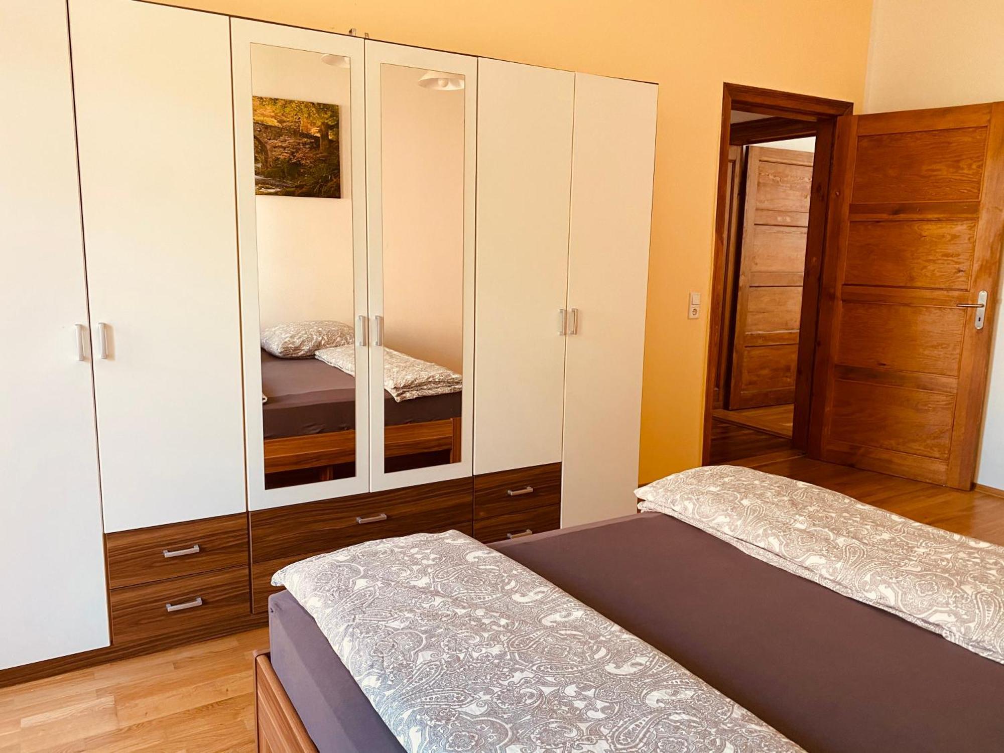 Moderne Wohnung In Eberswalde 객실 사진